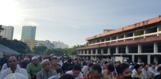 Warga LDII Jakarta Pusat Laksanakan Sholat Idul Fitri 1445 H di Halaman Eks Bandara Kemayoran