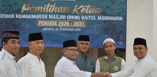 Resmi Terpilih, Ketua DKM Baitul Manshurin Fokus Hidupkan Syiar Umat